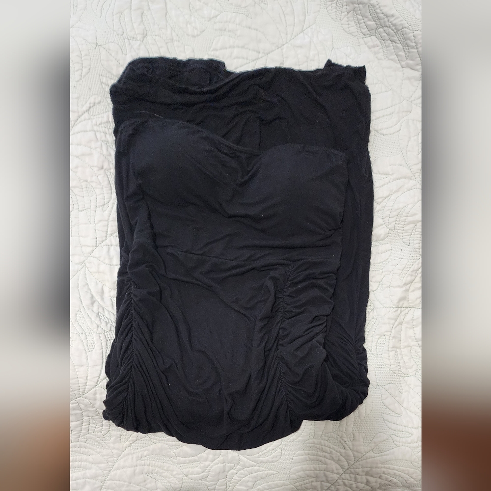 Klassy network black midi dress